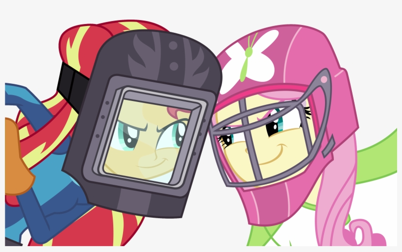 Welding Clipart Transparent - My Little Pony Equestria Girls Fluttershy Big Smile, transparent png download