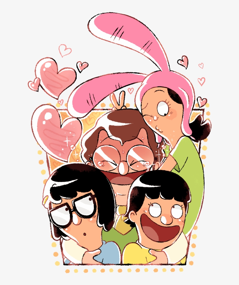 Frond Crying Sparkly Anime Tears And The Belcher Kids - Cartoon, transparent png download