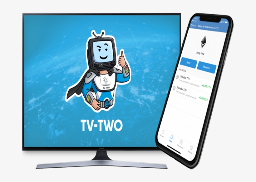 Tv-two1 - Led-backlit Lcd Display, transparent png download