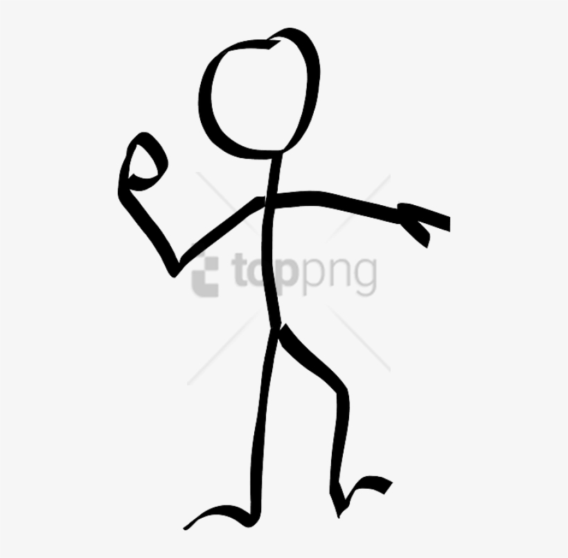 Free Png Download Fighting Stick Figure Png Images - Stick Figure No Background, transparent png download