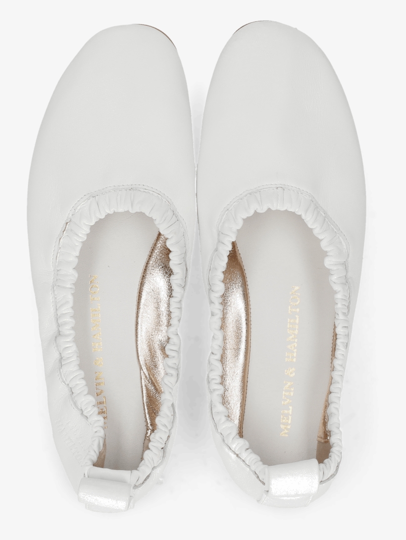 Ballet Pumps Iris 2 Nappa White Sheep Platin - Slip-on Shoe, transparent png download