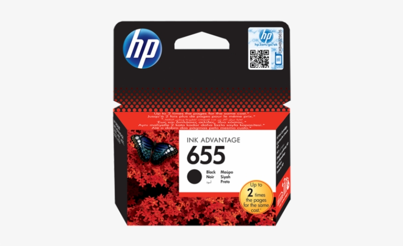 Hp 655 Black Ink Cartridge In Dubai, Abu Dhabi, Uae - Hp 655 Magenta Ink Cartridge, transparent png download