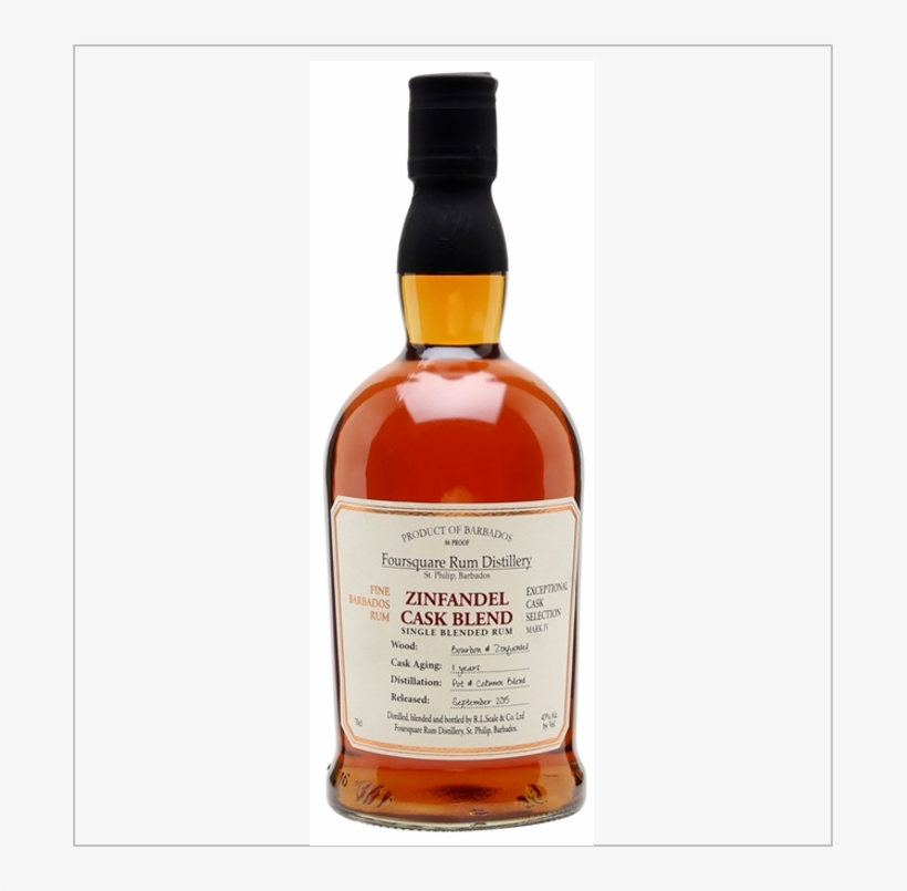 Foursquare Zinfandel Cask Rum - Foursquare Rum Distillery Zinfandel Cask Blend, transparent png download