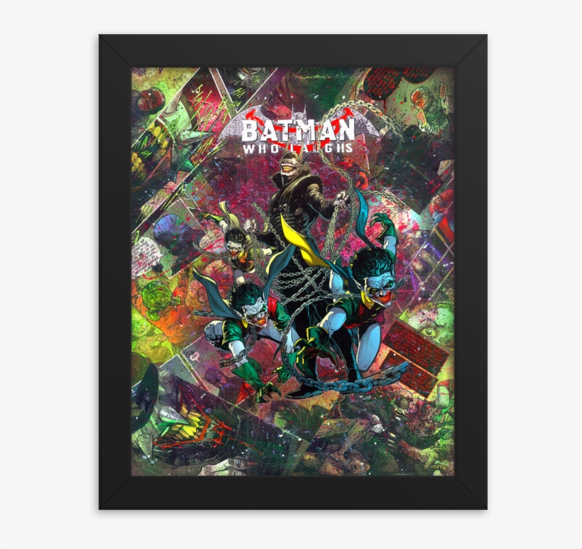 The Batman Who Laughs Dark Knights Metal Comic Canvas - Creative Arts, transparent png download