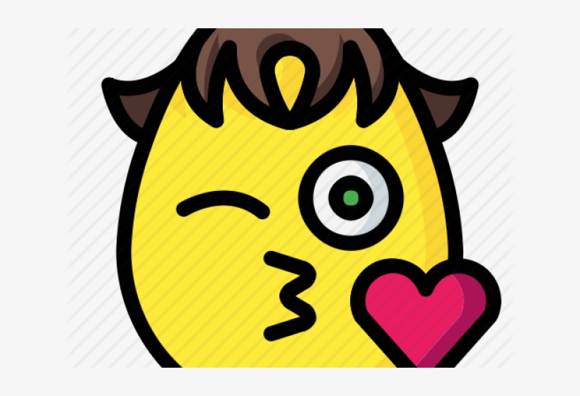 Kiss Smiley Clipart Png - Emoticon, transparent png download