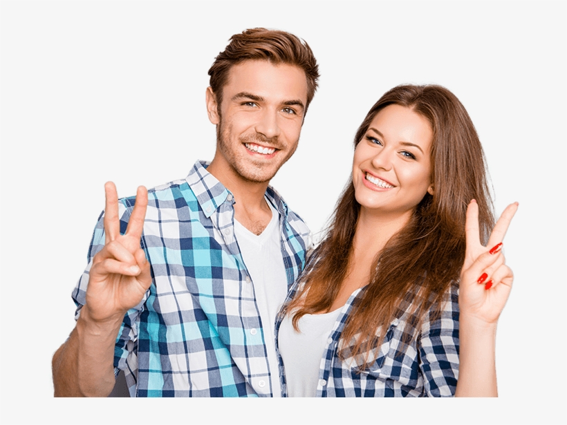 Take Our Free Smile Assessment Smiling Man And Woman - Smiling Man And Woman Png, transparent png download