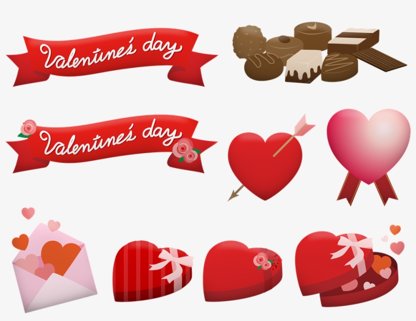 Valentines Day Background - Valentine's Day, transparent png download