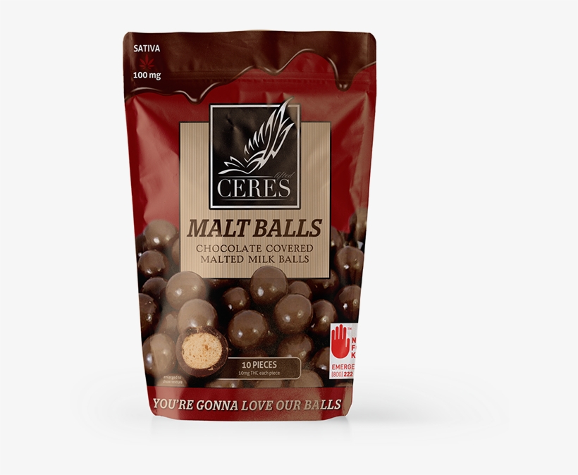Milk-chocolate From Switzerland With Our Potent, Pure - Ceres Malt Balls, transparent png download