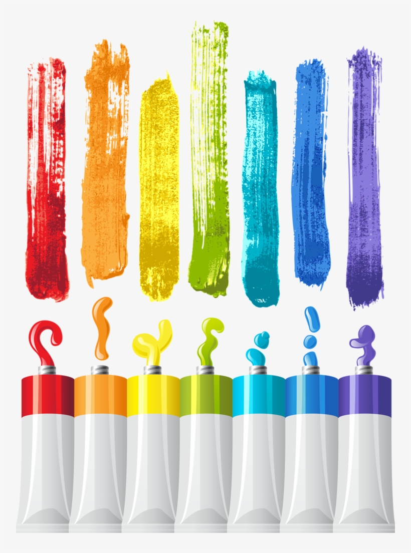 Tubes Ambiances Déco Bright Paint Colors, Paint Vector, - Paint, transparent png download