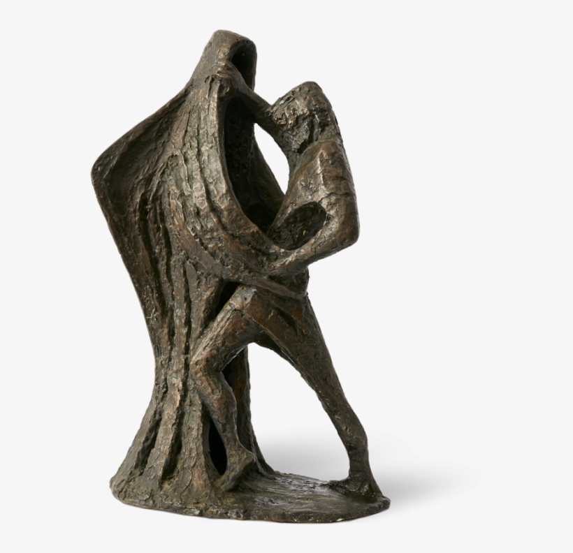Enquiries About Jacob & The Angel - Bronze Sculpture, transparent png download