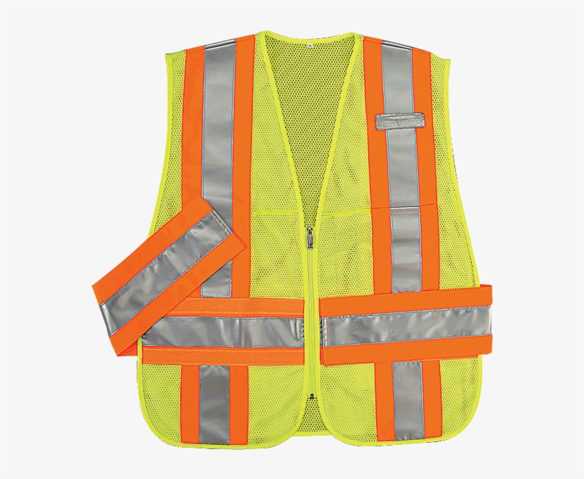 Lime Green Dot Style Safety Vests - Vest, transparent png download