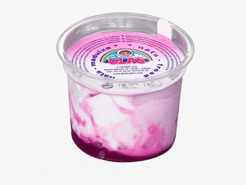 Vasito Menú Nata-fresa - Candle, transparent png download