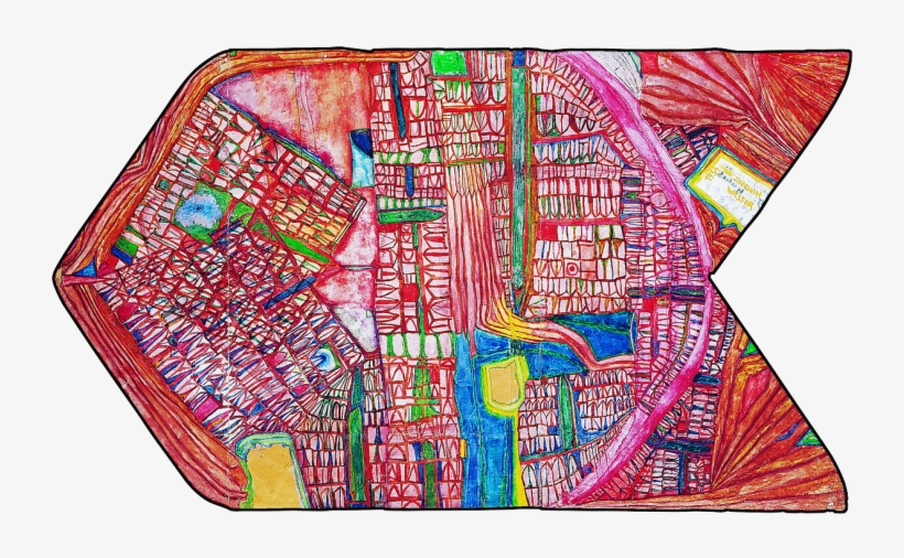 Watercolour And Indelible Pencil On An Envelope Opened - Art, transparent png download