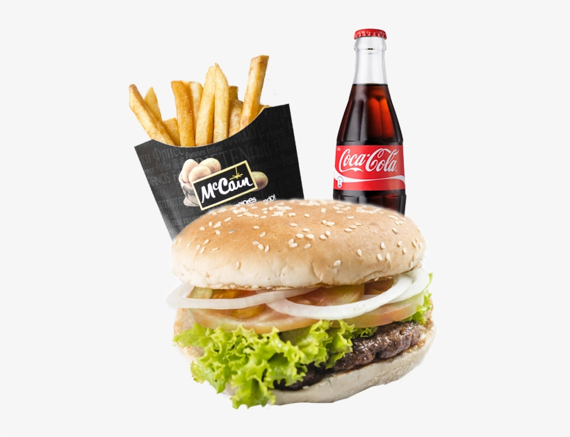 Inicio / Hamburguesas / Hamburguesa Clásica En Combo - Coca Cola, transparent png download