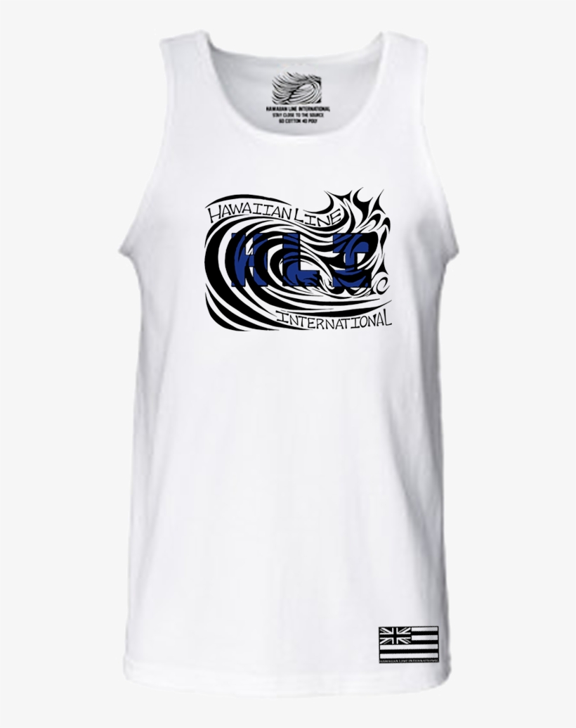 Hli Tribal Wave Art Tank Top - Active Tank, transparent png download