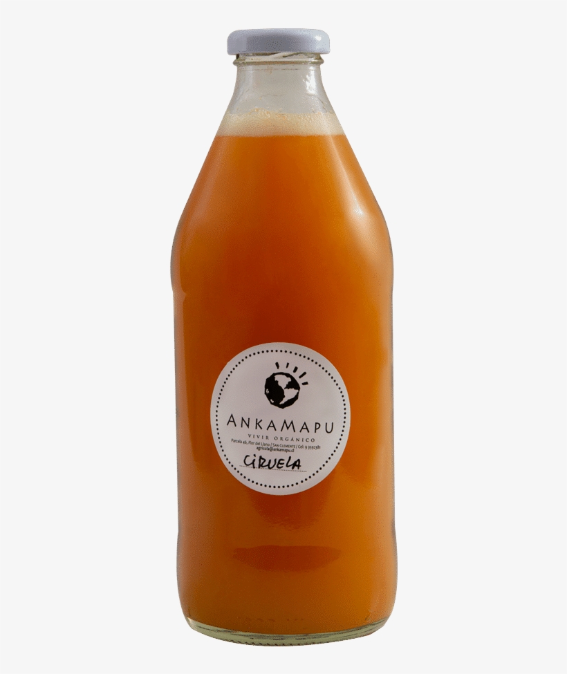 Jugo De Ciruela - Glass Bottle, transparent png download