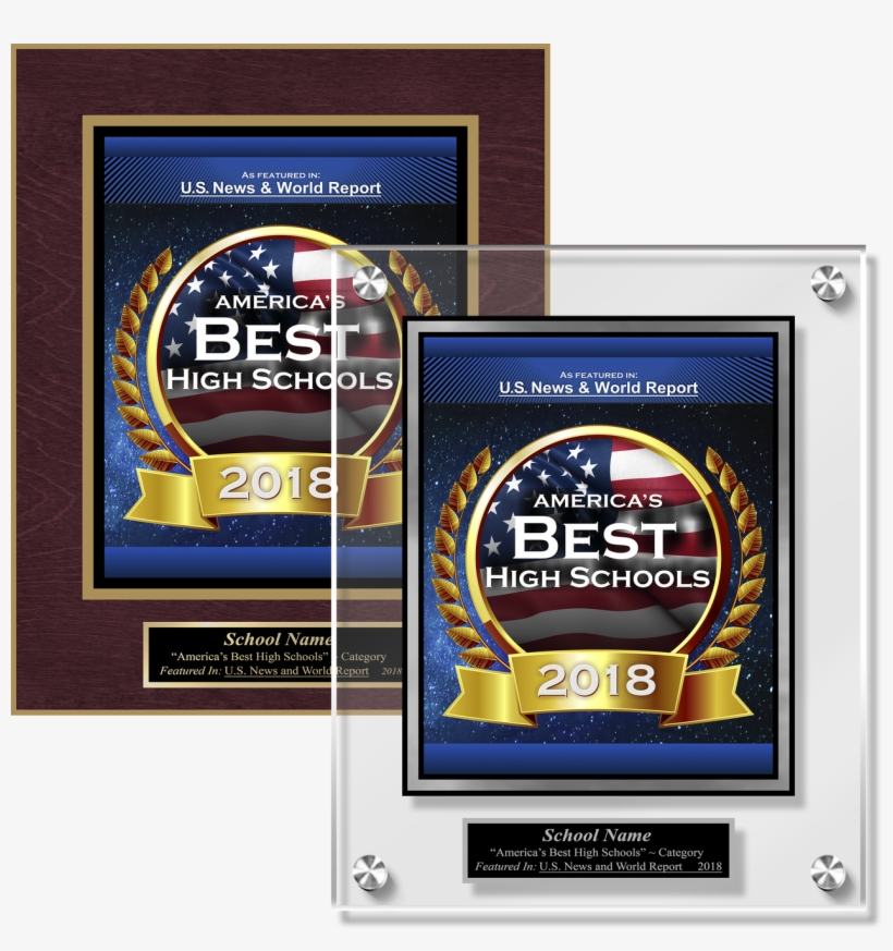 News And World Report America's Best High Schools Wood - Tournament, transparent png download