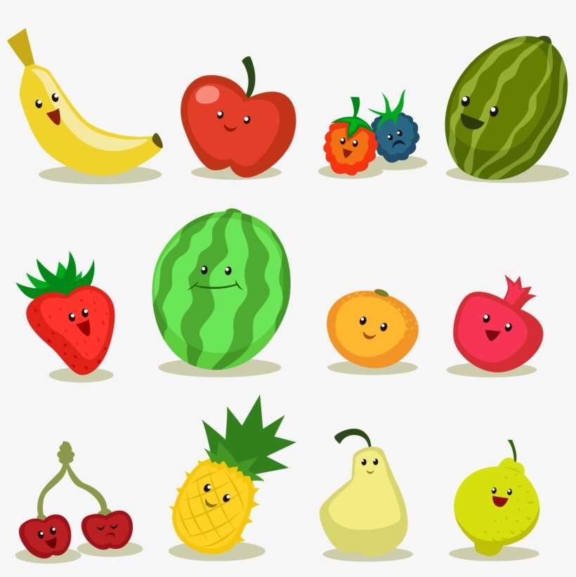 Fruit Apple Cartoon - Png Desenhos De Frutas, transparent png download