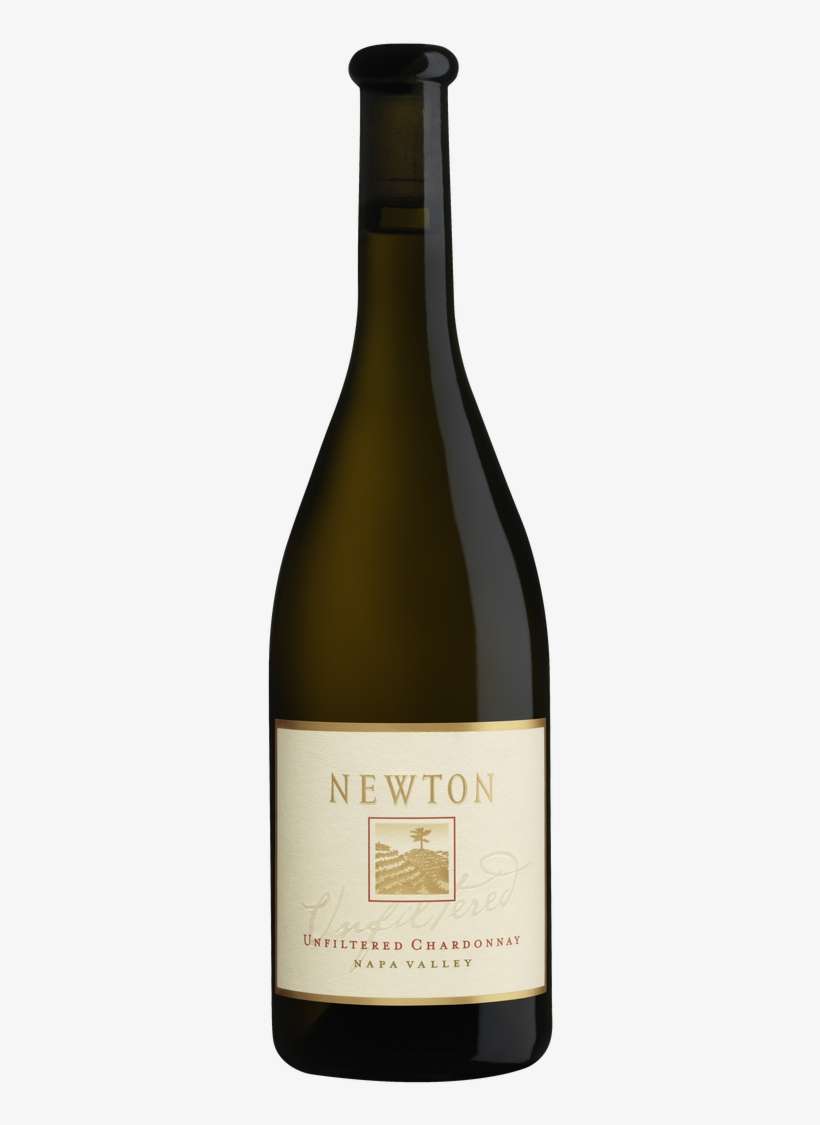 Newton Vineyard, Unfiltered Chardonnay 2014 Image - Newton Unfiltered Chardonnay, transparent png download