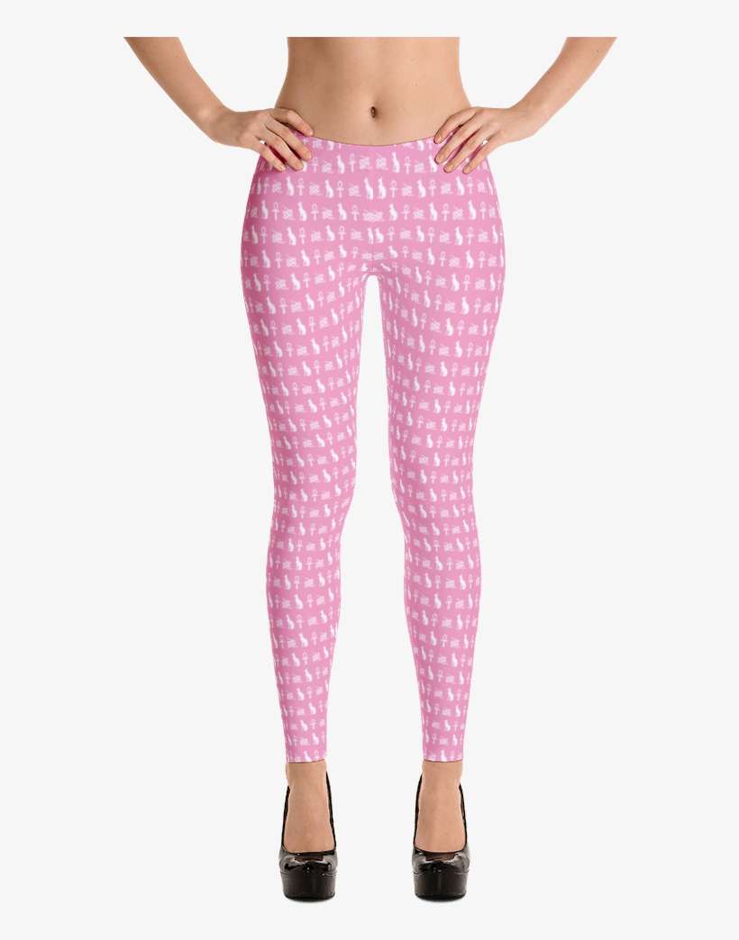 The Protector - Pastel Pink - Leggings - Capri Pants, transparent png download