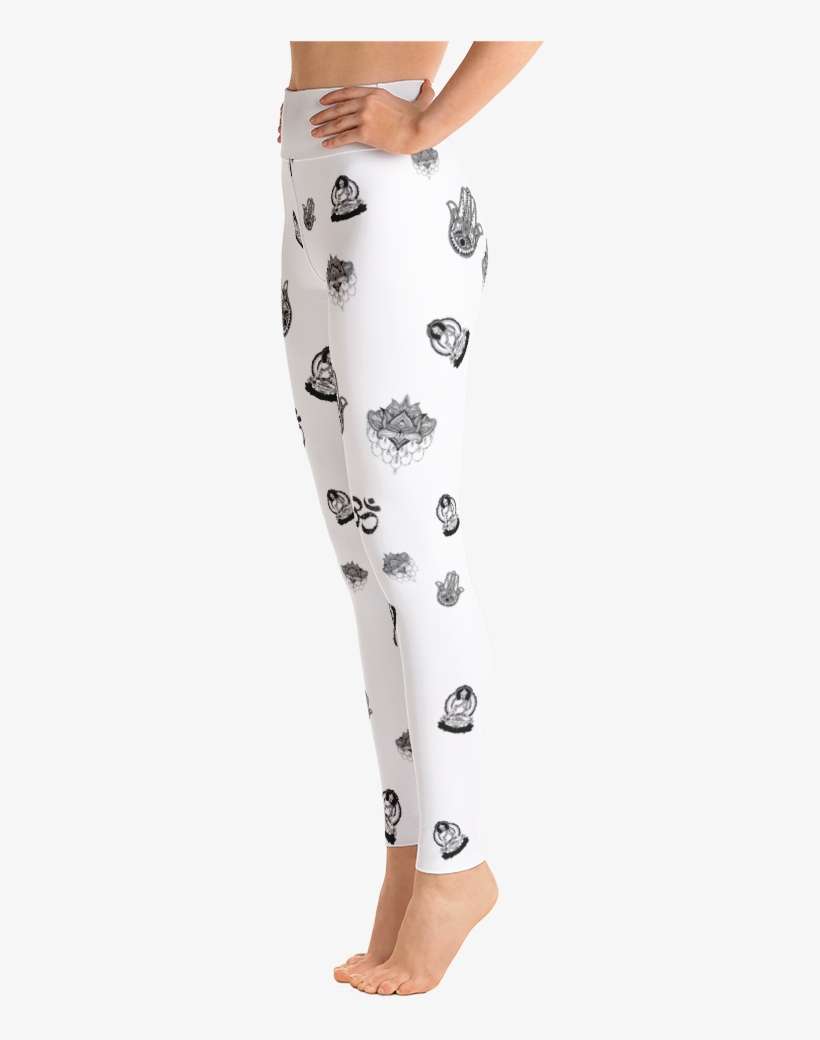 Yoga Symbol Design Yoga Leggings - Valkyrie Leggings, transparent png download