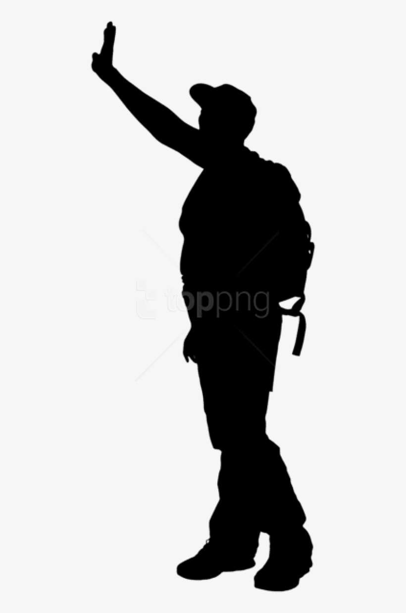 Free Png Male Tourist Silhouette Png - Tourist Black Png, transparent png download