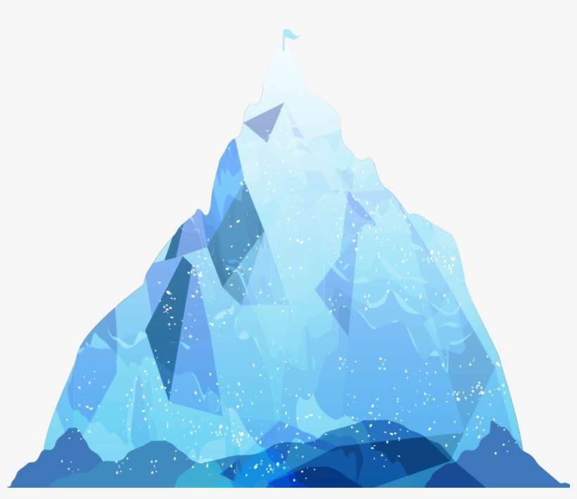 Snowy Peaks Media Elevated Entertainment - Iceberg, transparent png download