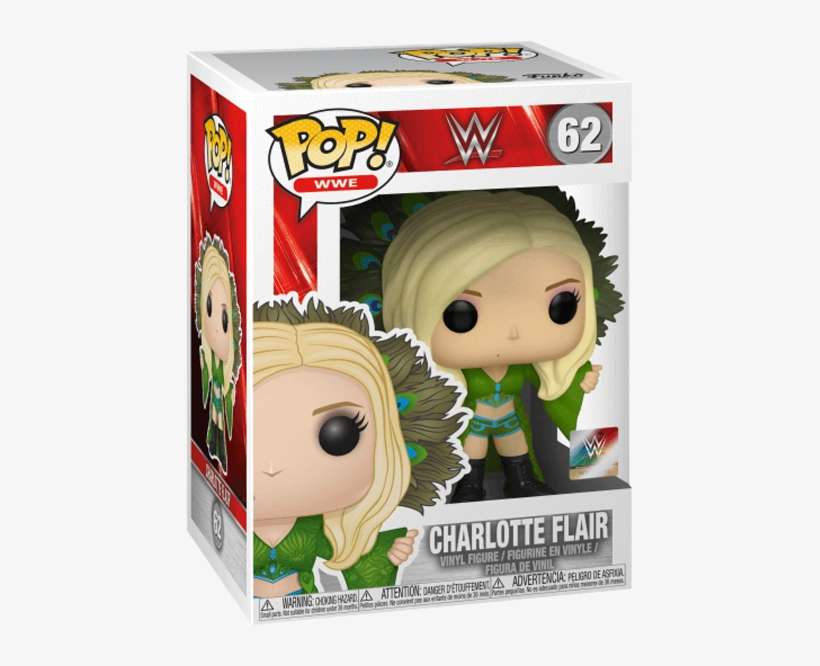 Charlotte Flair Pop Vinyl Figure - Charlotte Flair Pop Vinyl, transparent png download