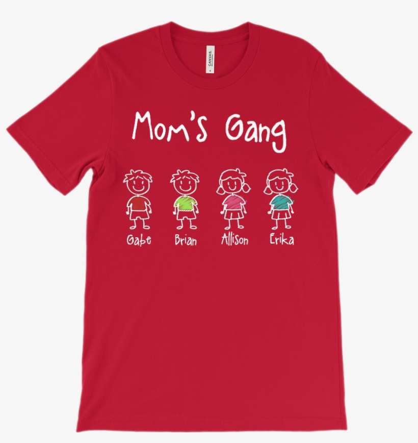 Custom Stick Figure Family Mom's Gang - Katy Perry Swish Swish Shirt, transparent png download