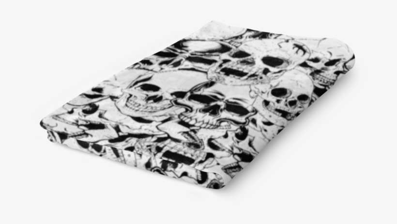 Pile Of Skulls Fleece Blanket - Bed Sheet, transparent png download