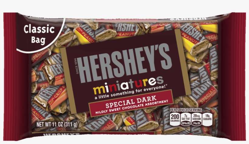 Hershey Special Dark Chocolate - Hersheys Minis Dark Chocolate, transparent png download