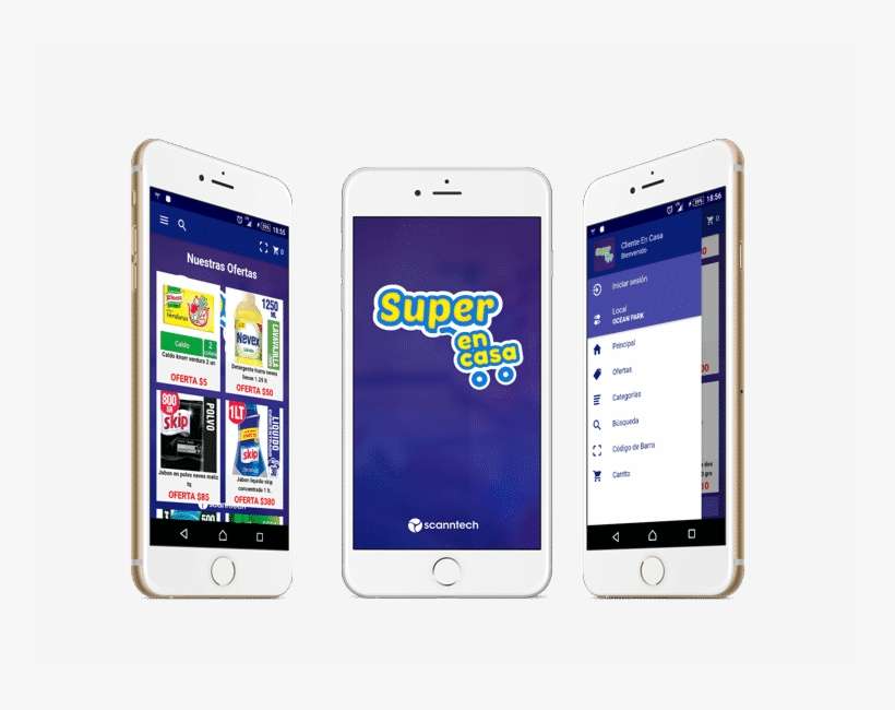 Scanntech Le Ofrece Una Aplicación Móvil Para Acercar - Smartphone, transparent png download