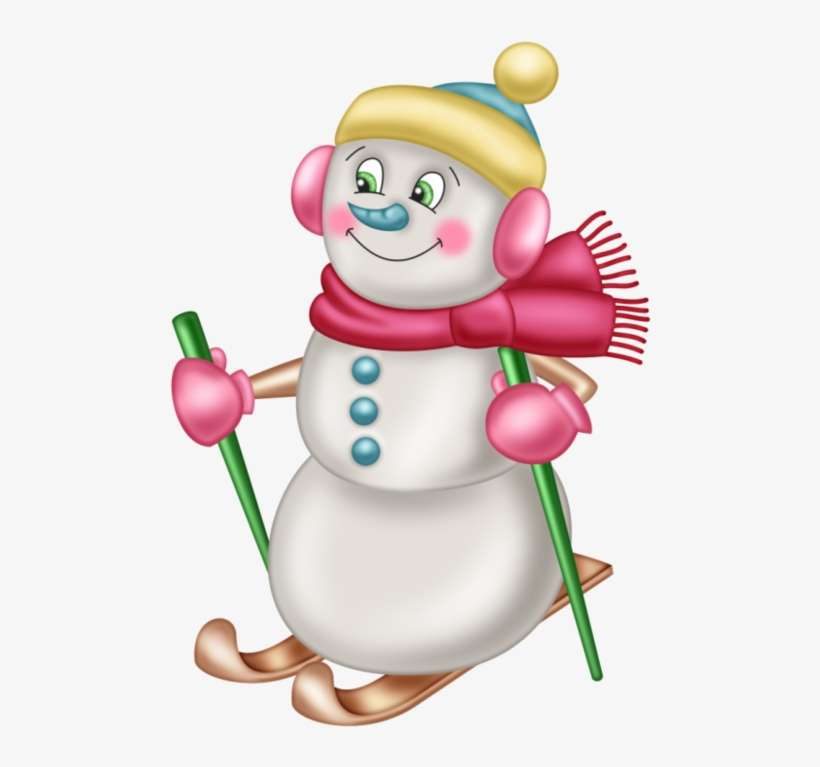 Baby Snowman Clipart - Merry Christmas Stickers For Whatsapp, transparent png download