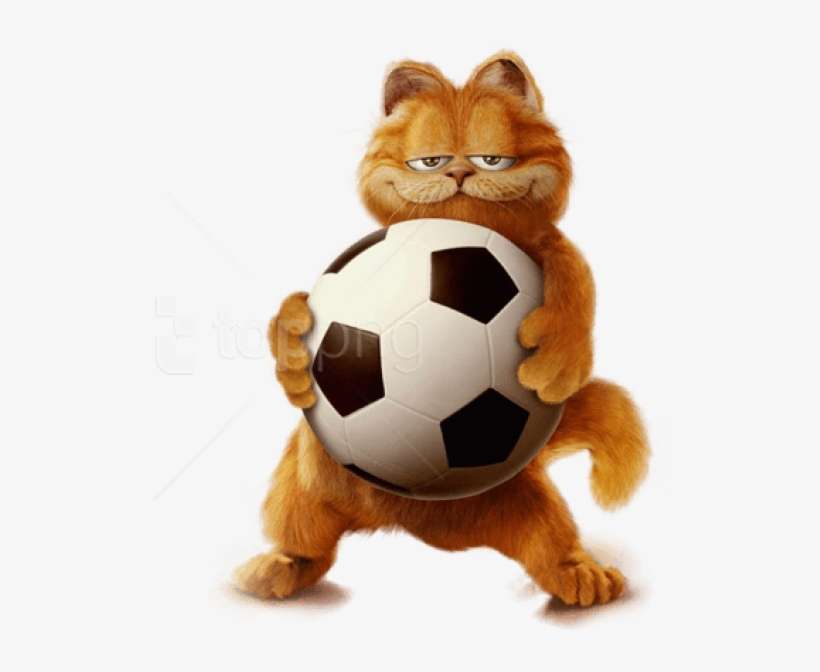 Download Garfield With Ball Ture Clipart Png Photo - Garfield Cat, transparent png download