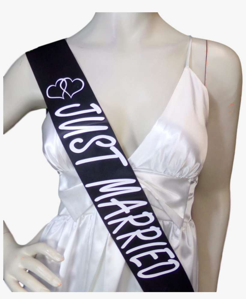 Load Image Into Gallery Viewer, Just Married Satin - Silk, transparent png download