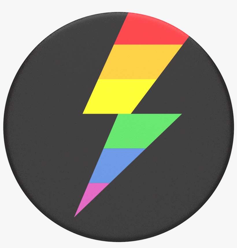 Trueno De Arcoiris, Popsockets - Circle, transparent png download