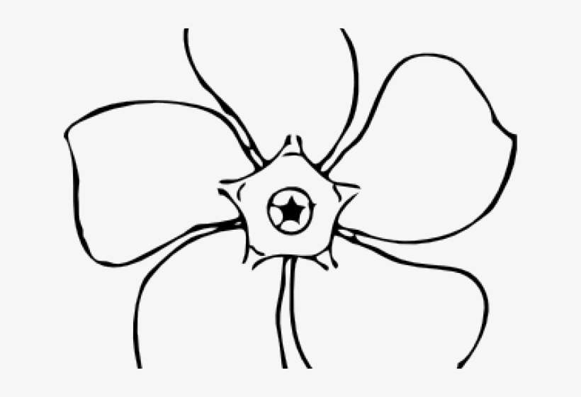 Simple Sunflower Black And White, transparent png download