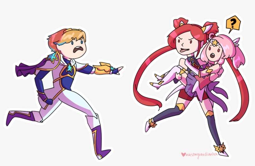Jinx Isn't Too Happy With The Newest Star Guardian - Pajama Guardian Jinx, transparent png download
