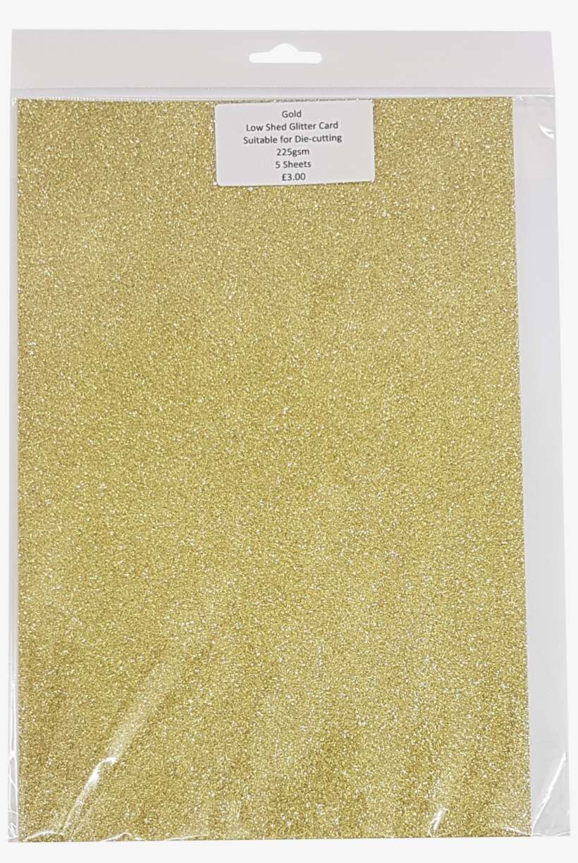 Low Shed Glitter Card - Art Paper, transparent png download