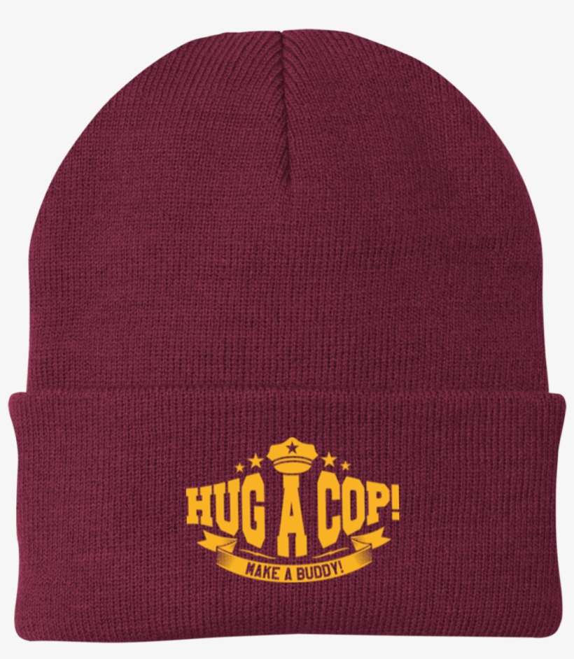 Cp90 Port Authority Knit Cap-hug A Cop - Beanie, transparent png download