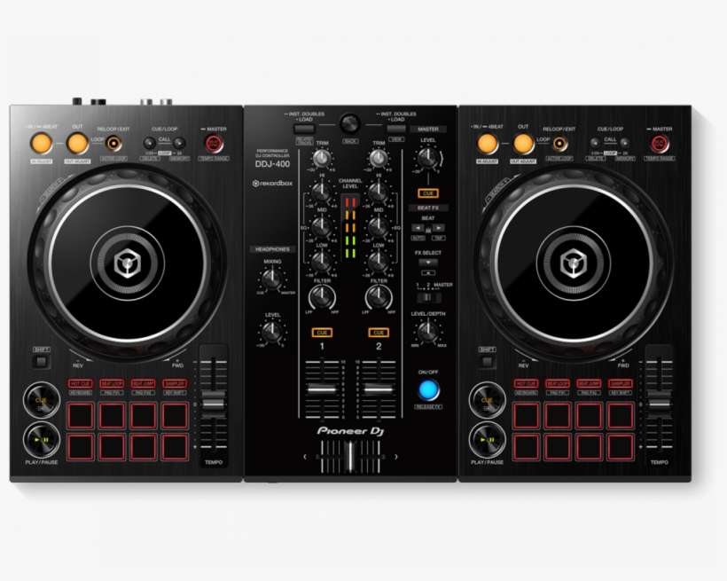 Pioneer Ddj 400 2 Channel Dj Controller For Rekordbox - Pioneer Ddj 400, transparent png download
