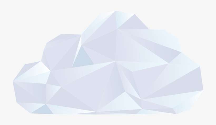 Origami Cloud Png, transparent png download