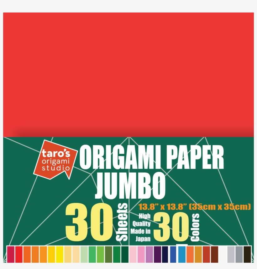 Taro's Origami Paper 30 Sheets - Graphic Design, transparent png download