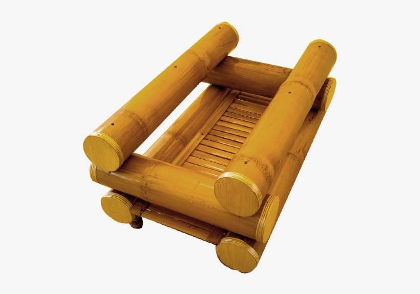 Keko Bamboo Set Of 2 Single Seat And 1 Triple Seat - Wood, transparent png download