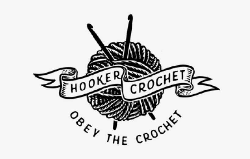 Crochet Clipart Free - Crochet Clipart Black And White, transparent png download
