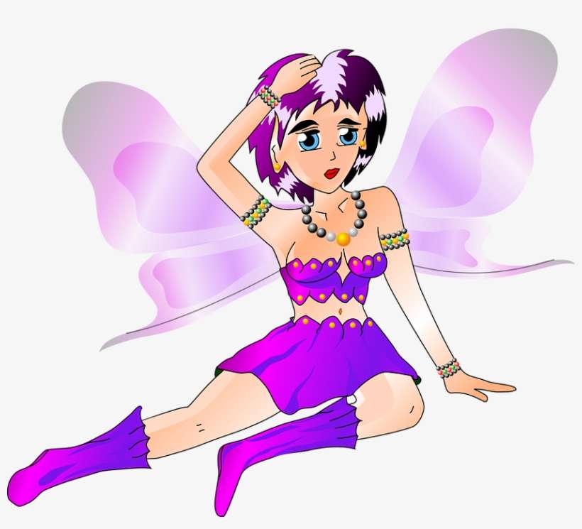 Elf Clipart Purple - Elf, transparent png download