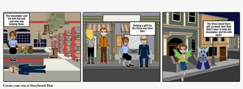 The Elves And The Shoemaker - Comics, transparent png download