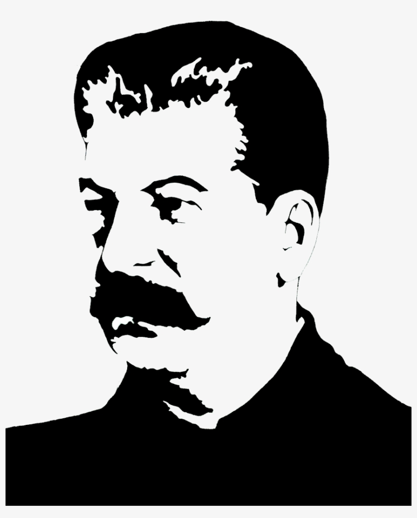 Stalin - Stalin Clipart Black And White, transparent png download