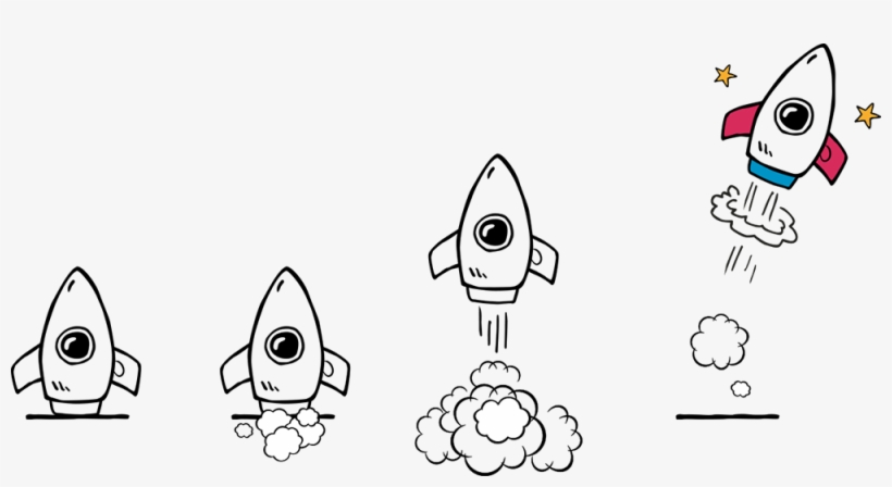 Rocket Animation Timeline - Cartoon, transparent png download