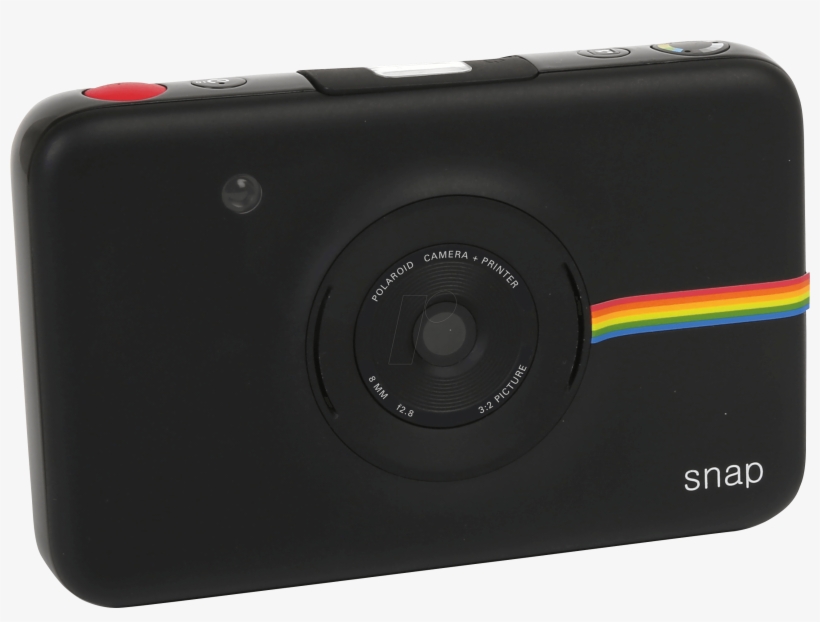 Instant Digital Camera, Black Polaroid Polsp01b - Point-and-shoot Camera, transparent png download